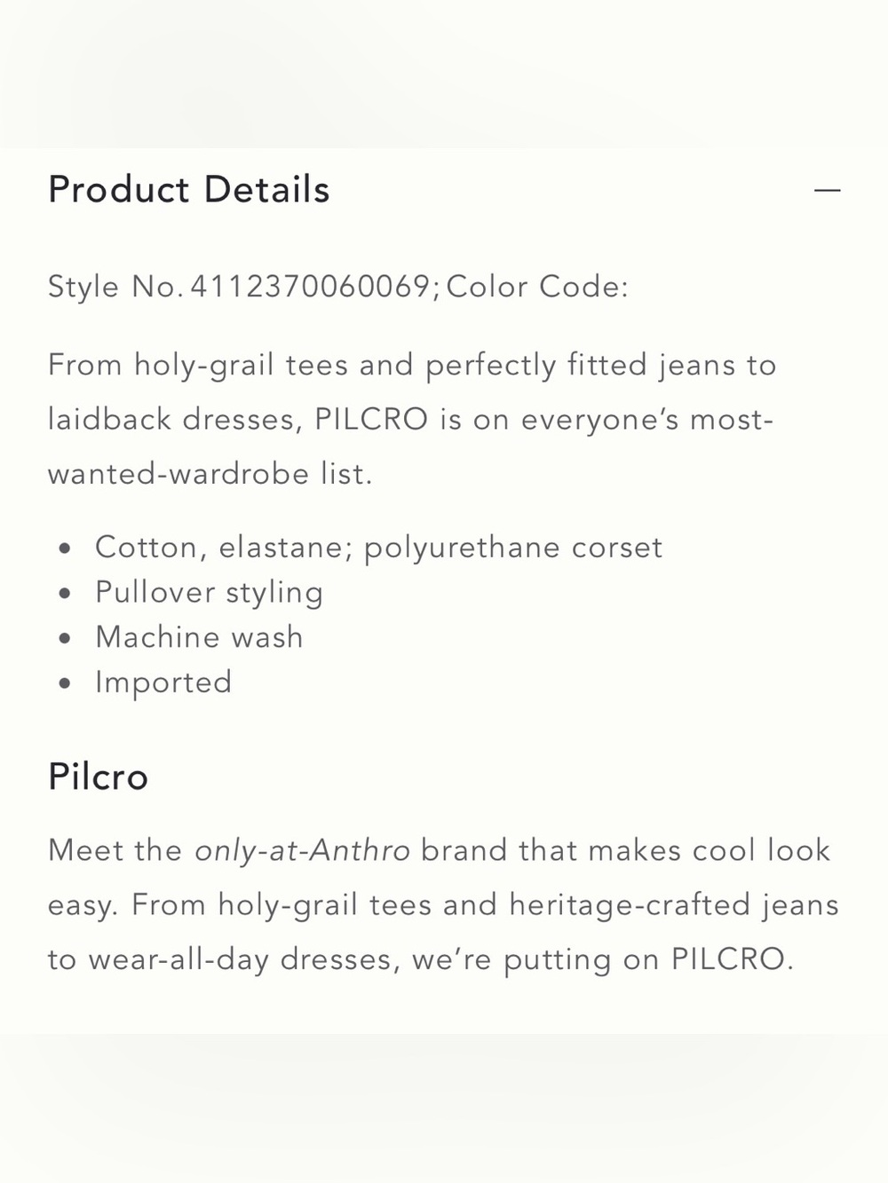 Anthropologie Pilcro Layered Corset Top - Picture 4 of 9